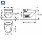 WC higjeno-automatike AquaClean 8000plus