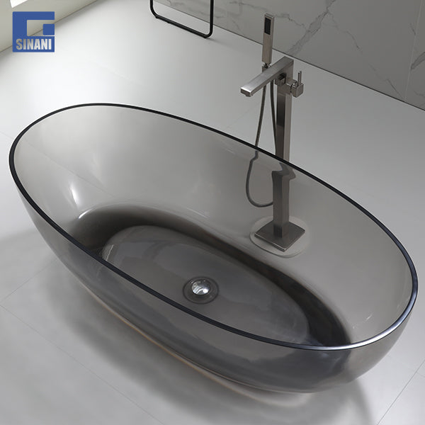 Vaskë transparente Celia Smoky Gray