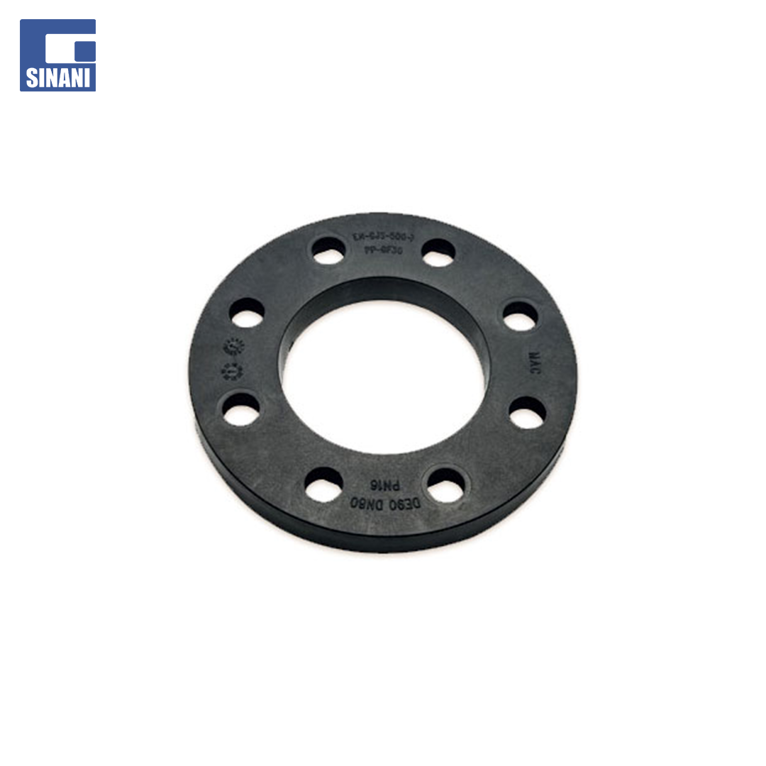Fllanxhë çeliku me veshje PP për adaptor PN16 Ø75 DN65