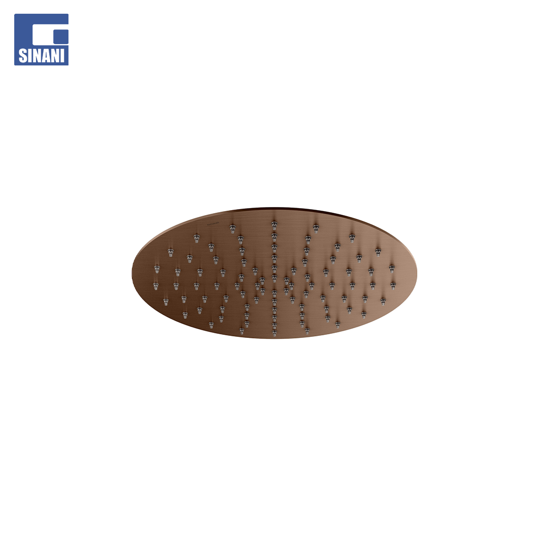 Kokë dushi rrethor Ø250 Brushed Copper