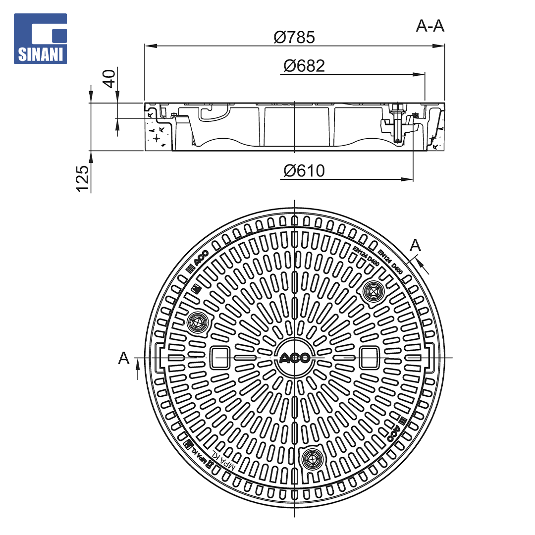 Kapak pusete Multitop Lift gize D400