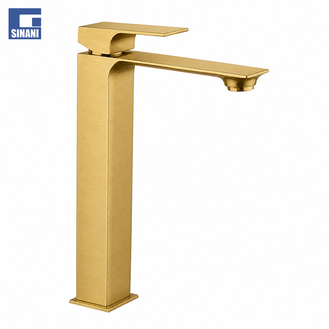 Grup lavamani i lartë Venti Brushed Gold