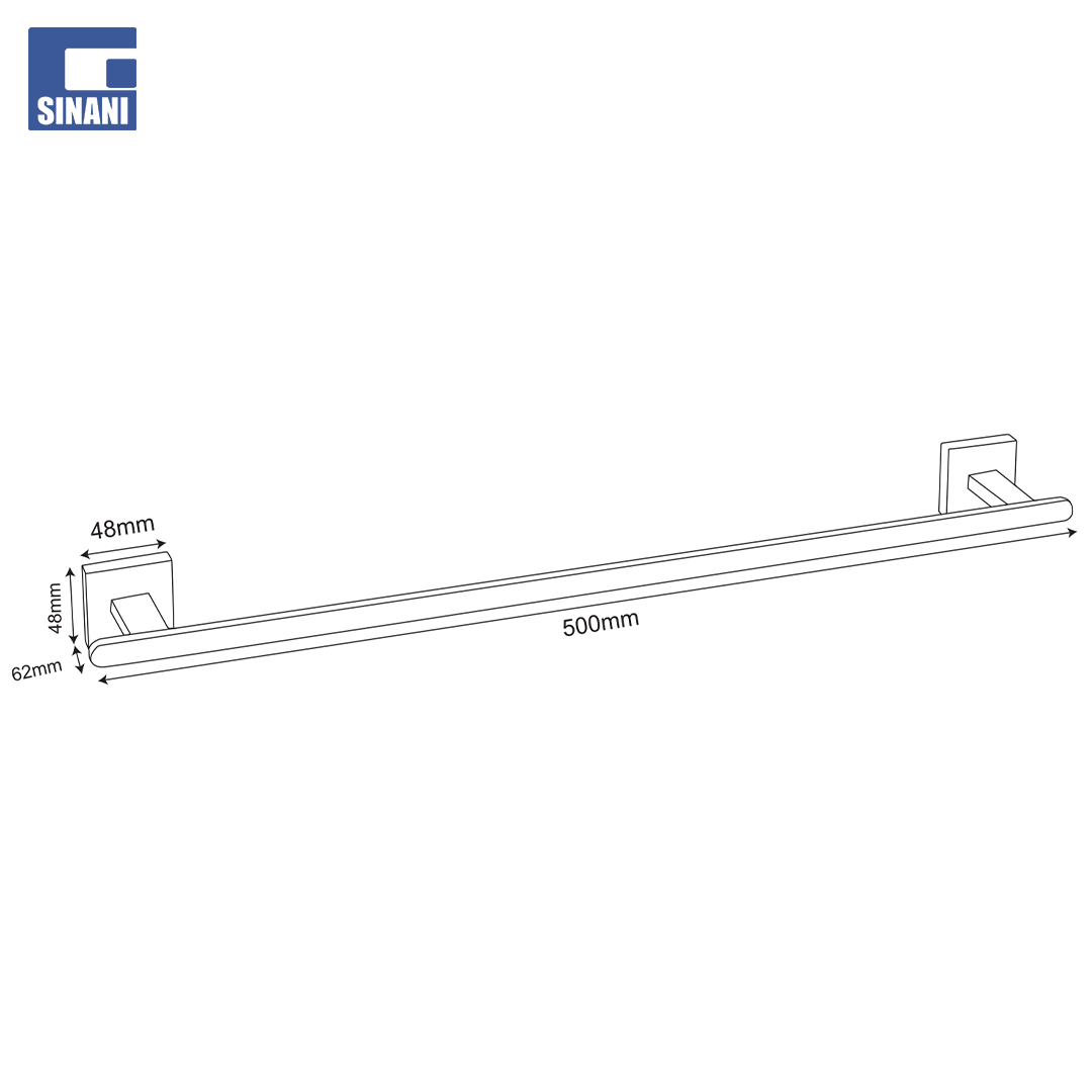 Mbajtëse peshqiri 50cm Linea Select