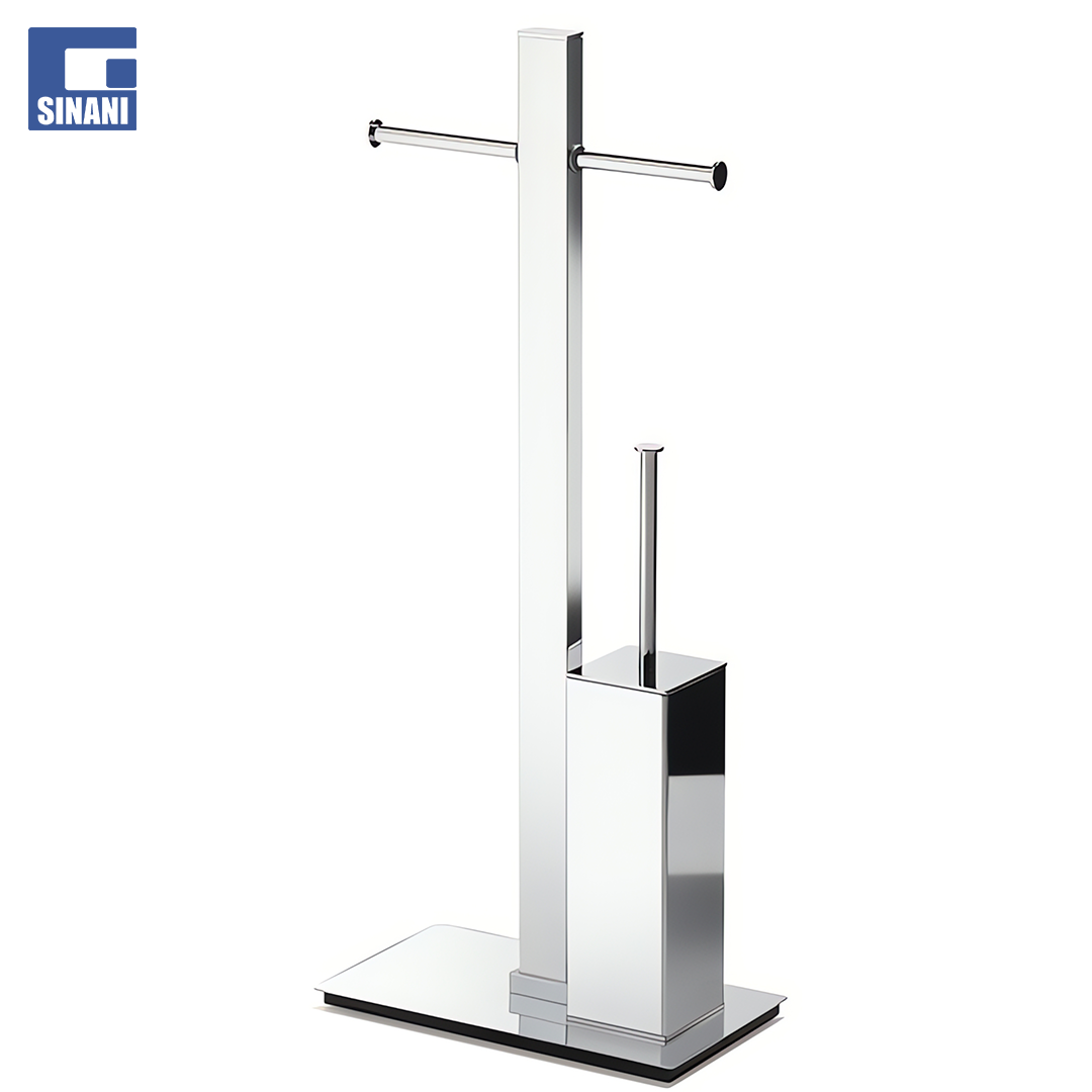 Mbajtëse letre higjienike + furçë WC dysheme Linea Select