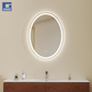 Pasqyrë LED Oval 60x80cm, tre ngjyra, anti-fog IP44
