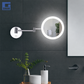 Pasqyrë kozmetike LED Beauty, zmadhim 3X, tre ngjyra, IP44, montim në mur