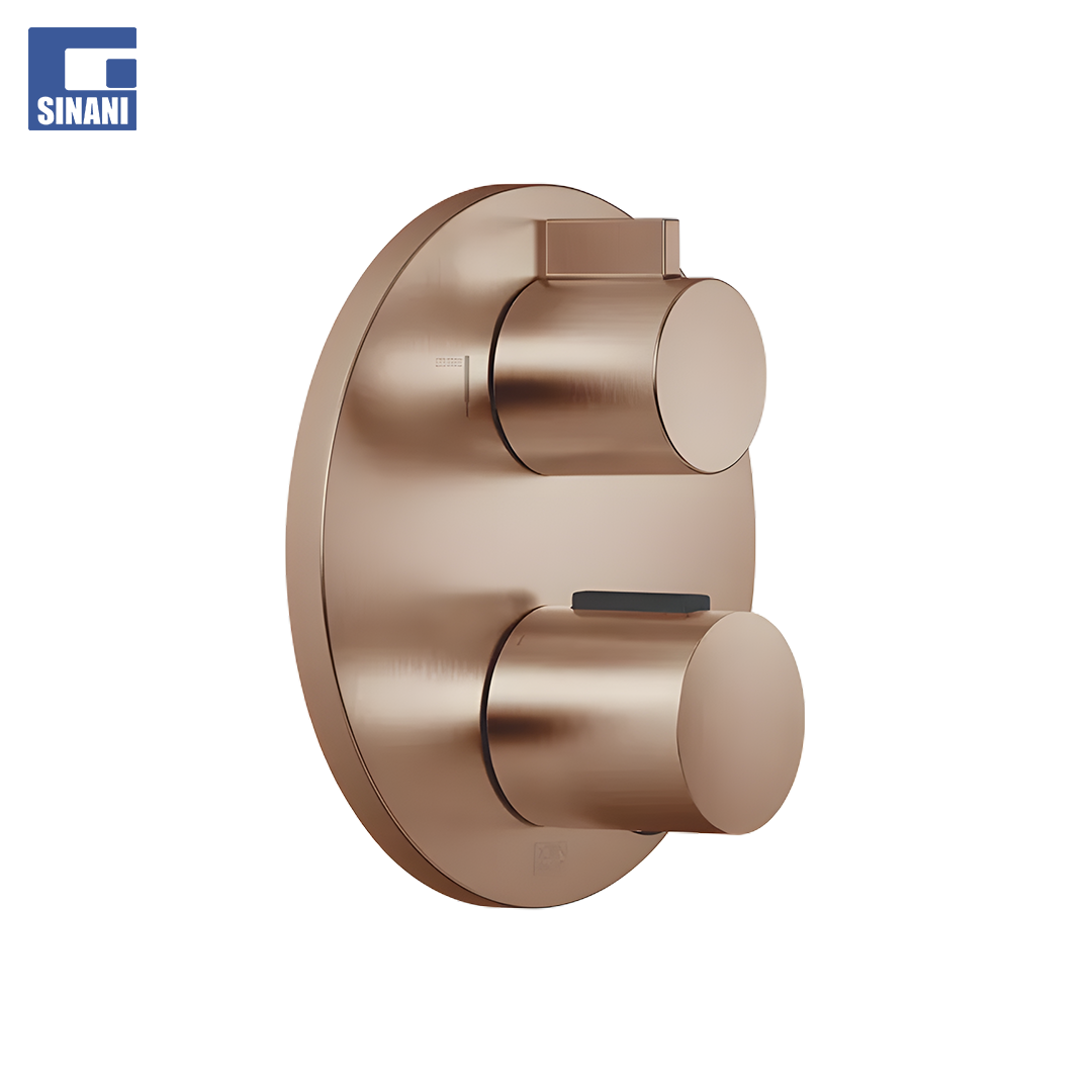 Grup dushi inkaso termostatik Brushed Bronze