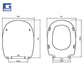 Kapak WC-je soft close Ego