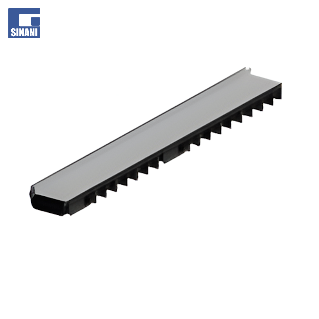 Kanal plastik Easyline 110/30 me grilë inoksi SlotTop