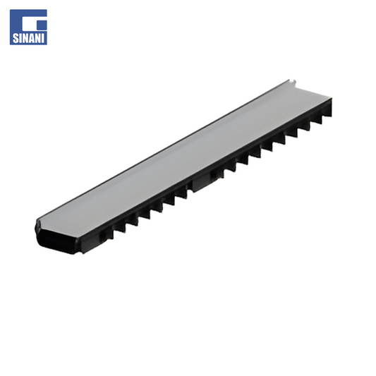 Kanal plastik Easyline 110/30 me grilë inoksi SlotTop
