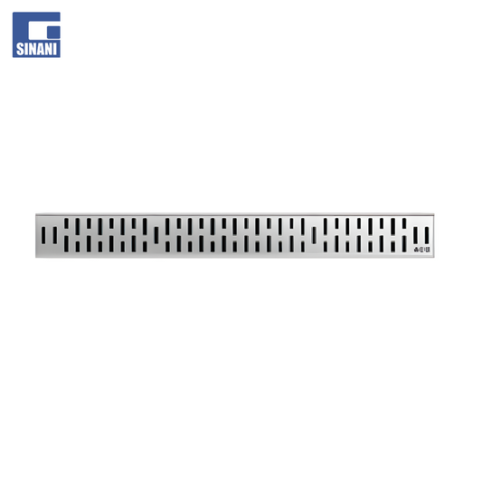 Grilë inoksi për kanalinë ShowerDrain T Vertical Slot 585mm
