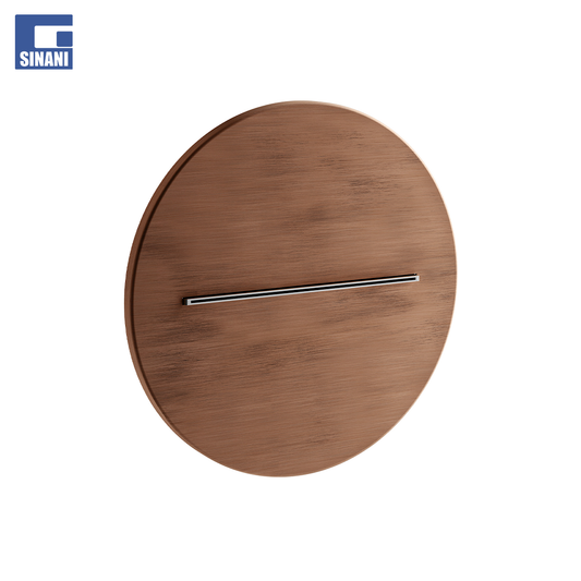 Grykë ujëvare muri rrethore Brushed Copper