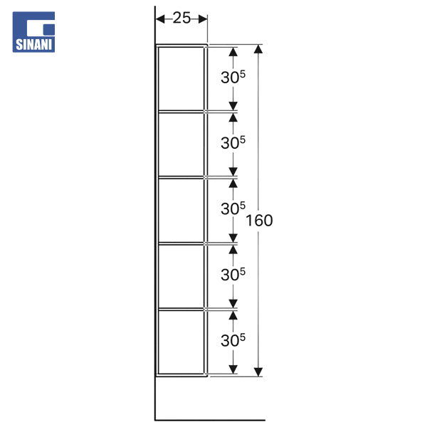 Kollonë mobilje tualeti Citterio me pasqyrë