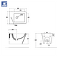Set tualeti sospezo Emerald Rimless