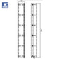 SlotTop Caditoia L per inspektim kanali Euroline V100 W118 H65