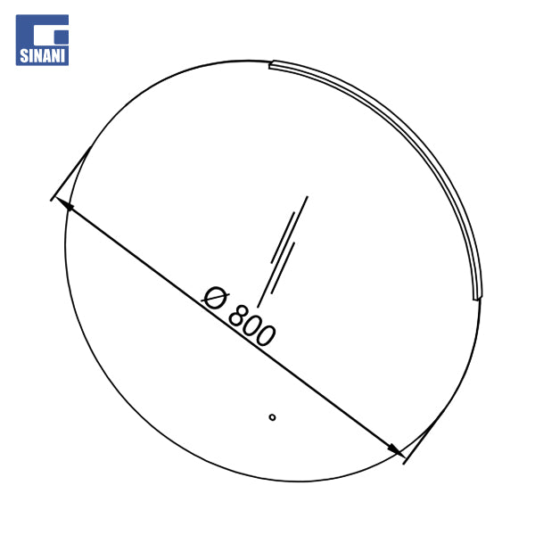 Pasqyrë tualeti Orbis Led