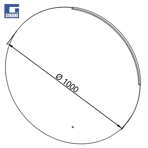 Pasqyrë tualeti Orbis Led