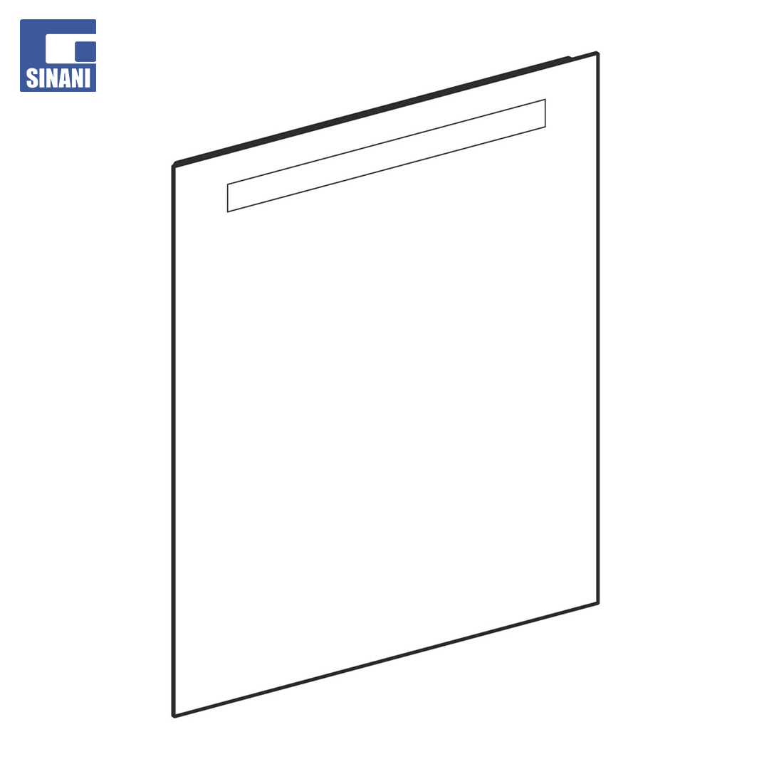Pasqyrë tualeti Option Basic Square 60x70 me ndriçim Led