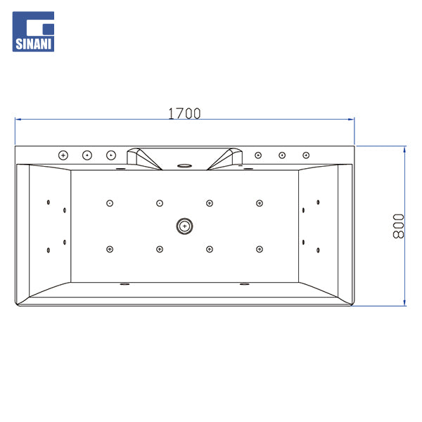 Vaskë me hidromasazh dhe ajërmasazh Rebecca