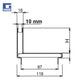 Euroline Element kontrolli inoksi tip L