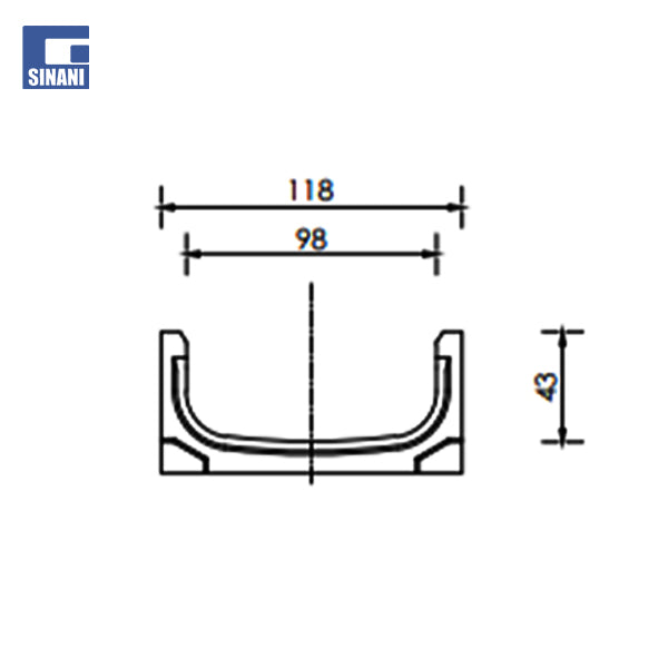 Euroline Trup kanaline SELF H60