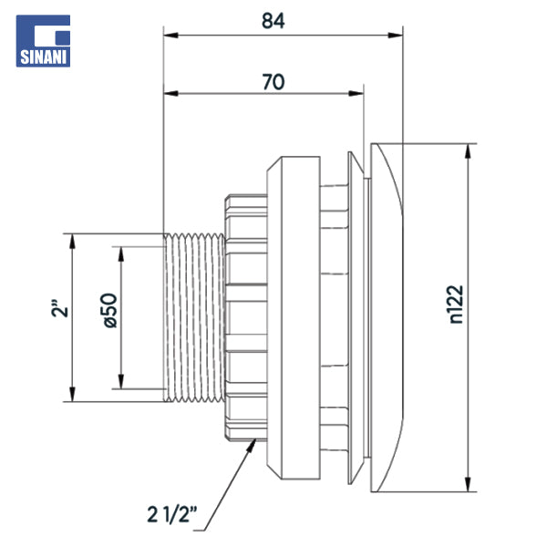 Grykë plastike pa difuzor