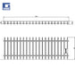 Grile inoksi e shkallezuar pa kornize FHD 168 x 499 mm