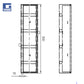 SlotTop Caditoia L per inspektim kanali Multiline V100 W123