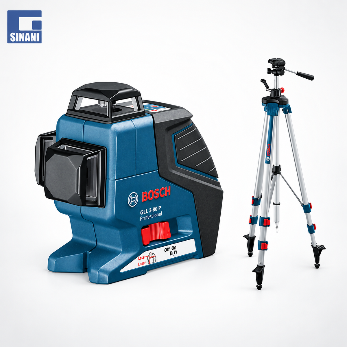 Nivelues Laser GLL 3-80 P me trekëmbësh BS 250