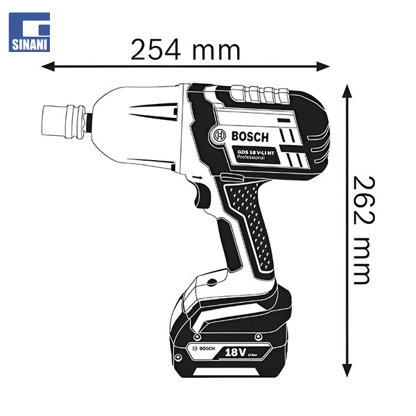 Vidator me bateri pulsante GDS 18 V-LI