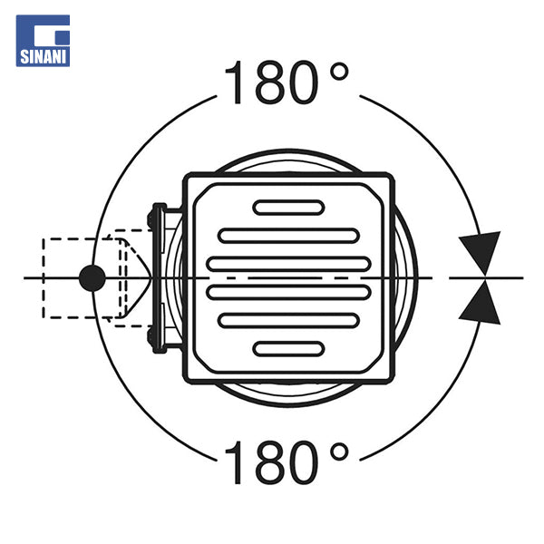 Piletë shkarkimi në dysheme Vario vertikale Ø110