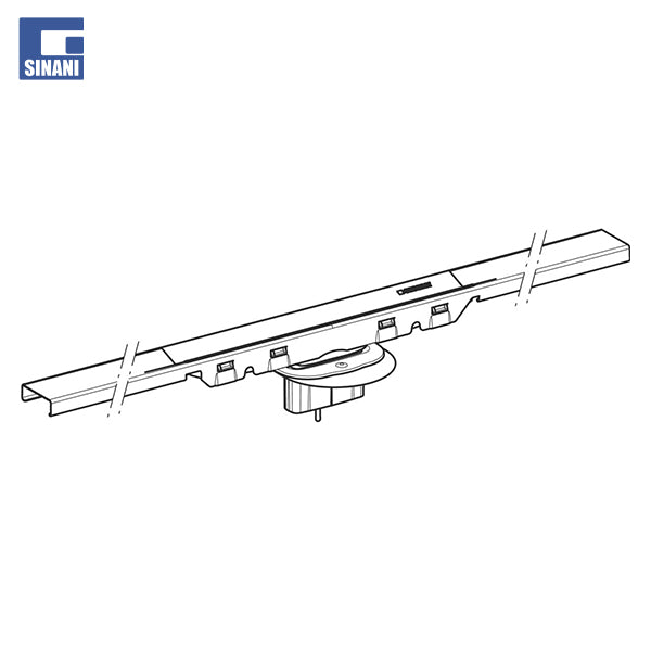 Kanalinë CleanLine50 Brushed Inox 30-90 cm