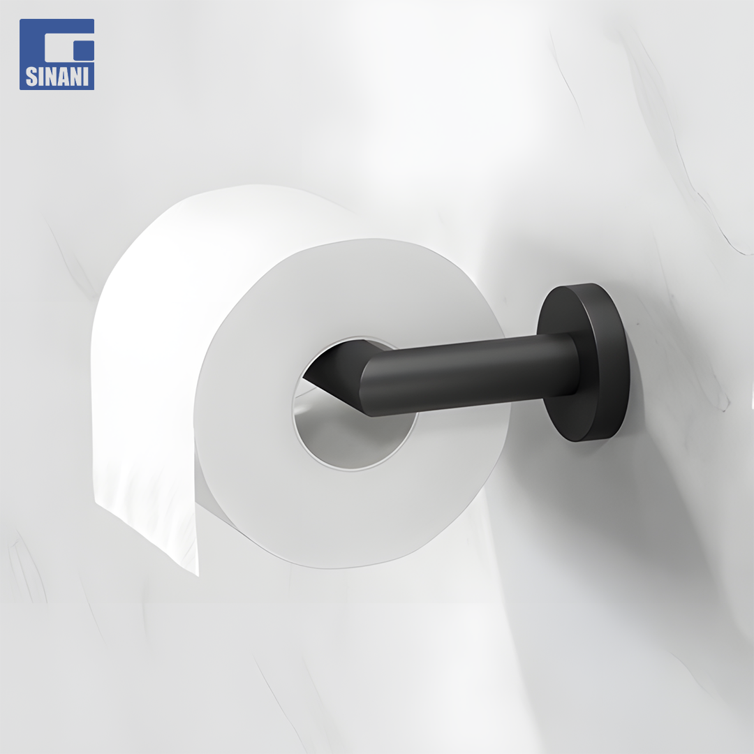 Mbajtëse letre higjienike Nemox Brushed Black