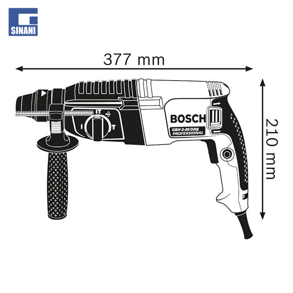 Trapan matrapik GBH 2-26 DRE