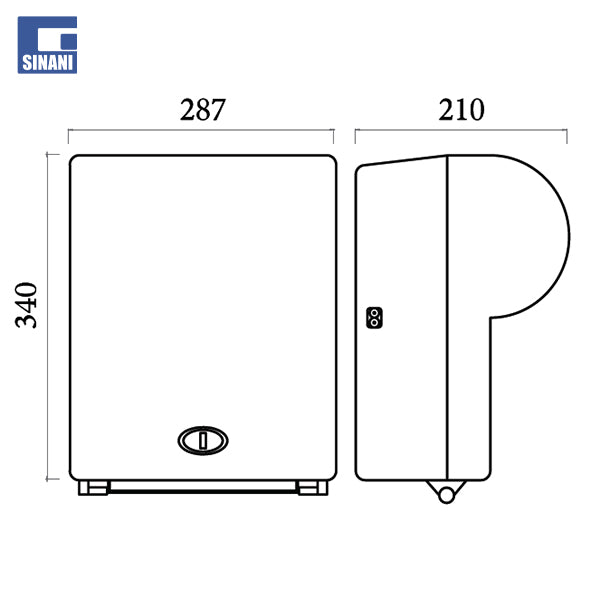 Mbajtëse letre duarsh me sensor