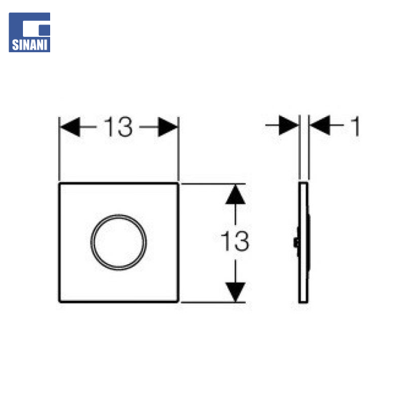 Buton elektronik pishuari me infra-red Sigma10