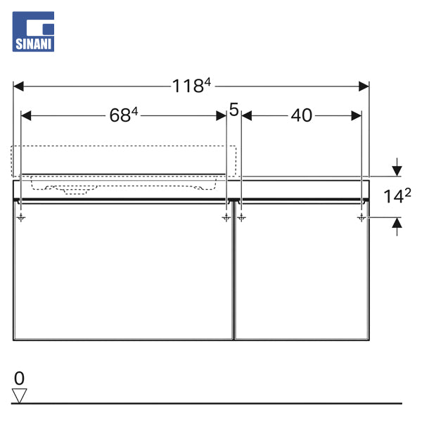 Mobilje tualeti Citterio