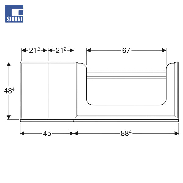 Mobilje tualeti Citterio