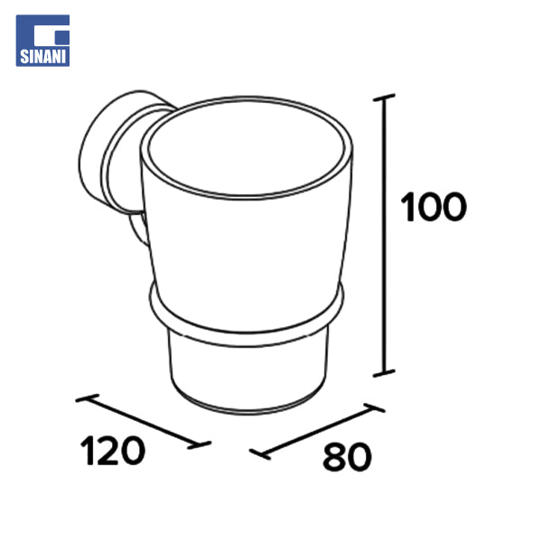 Mbajtëse për furçë dhëmbësh Simple