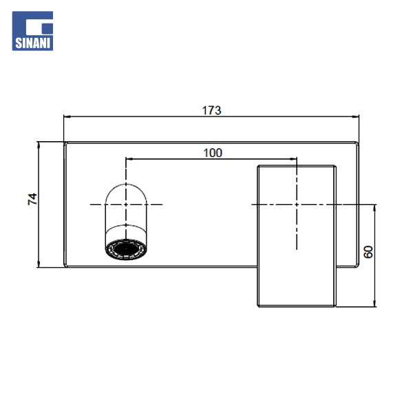 Grup lavamani inkaso muri me piastër Dax-R Omnibox