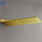 Kokë dushi murale ujëvare Brushed Gold