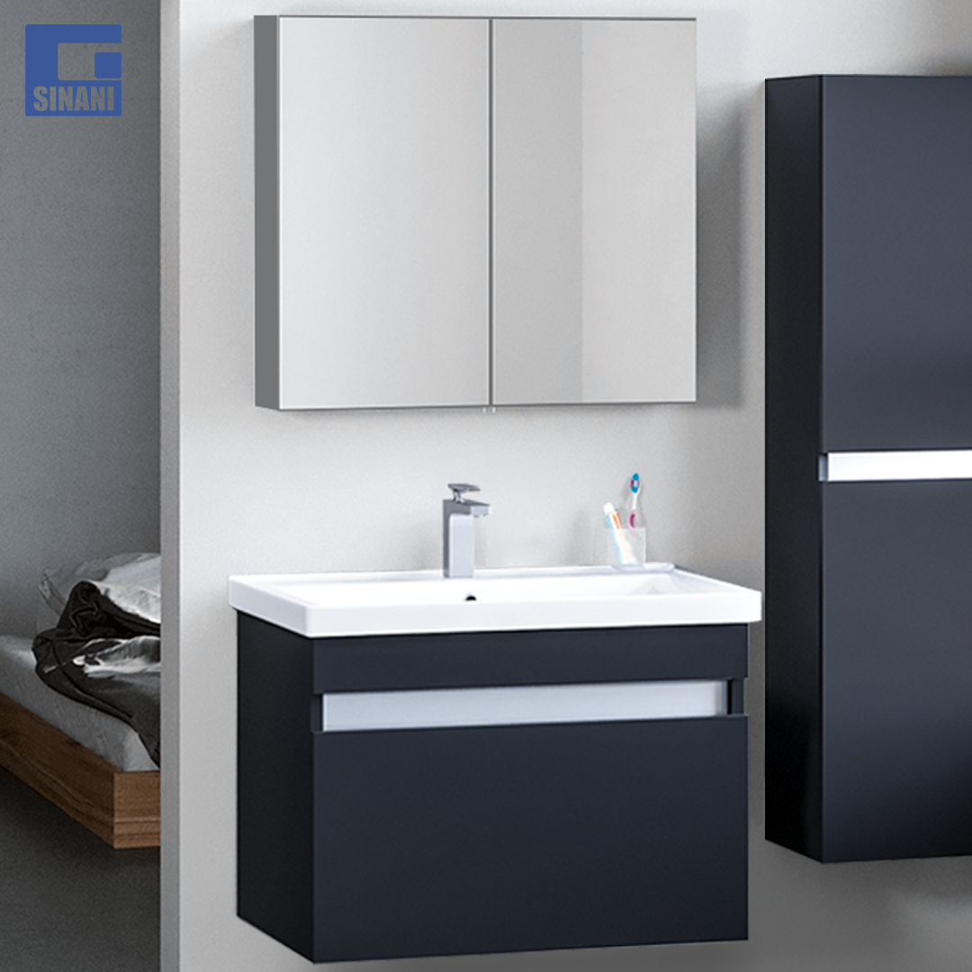 Mobilje tualeti More 80 e zezë