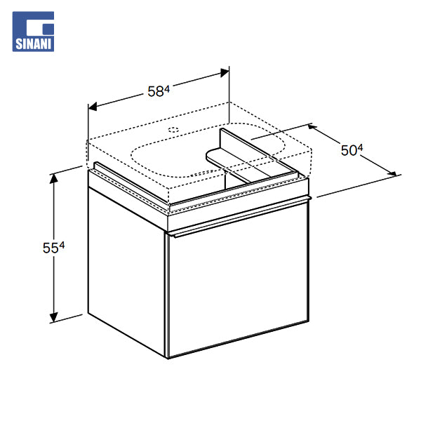 Mobilje tualeti Citterio