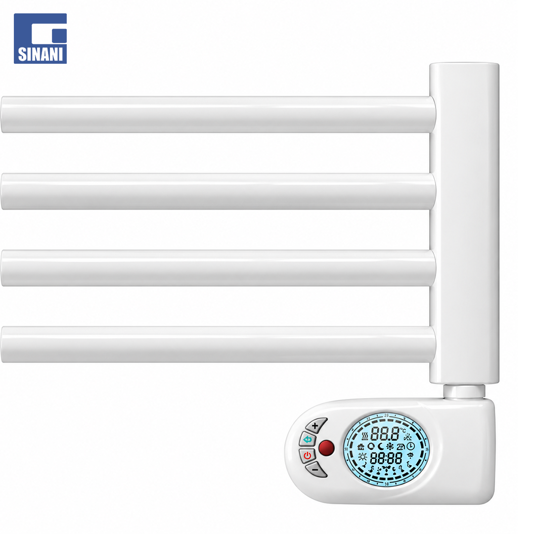 Radiator tualeti Eleganza me termostat dixhital Musa Plus S dhe rezistencë HT