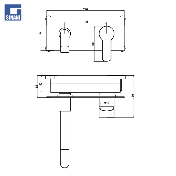 Grup lavamani muri Ventura BOX