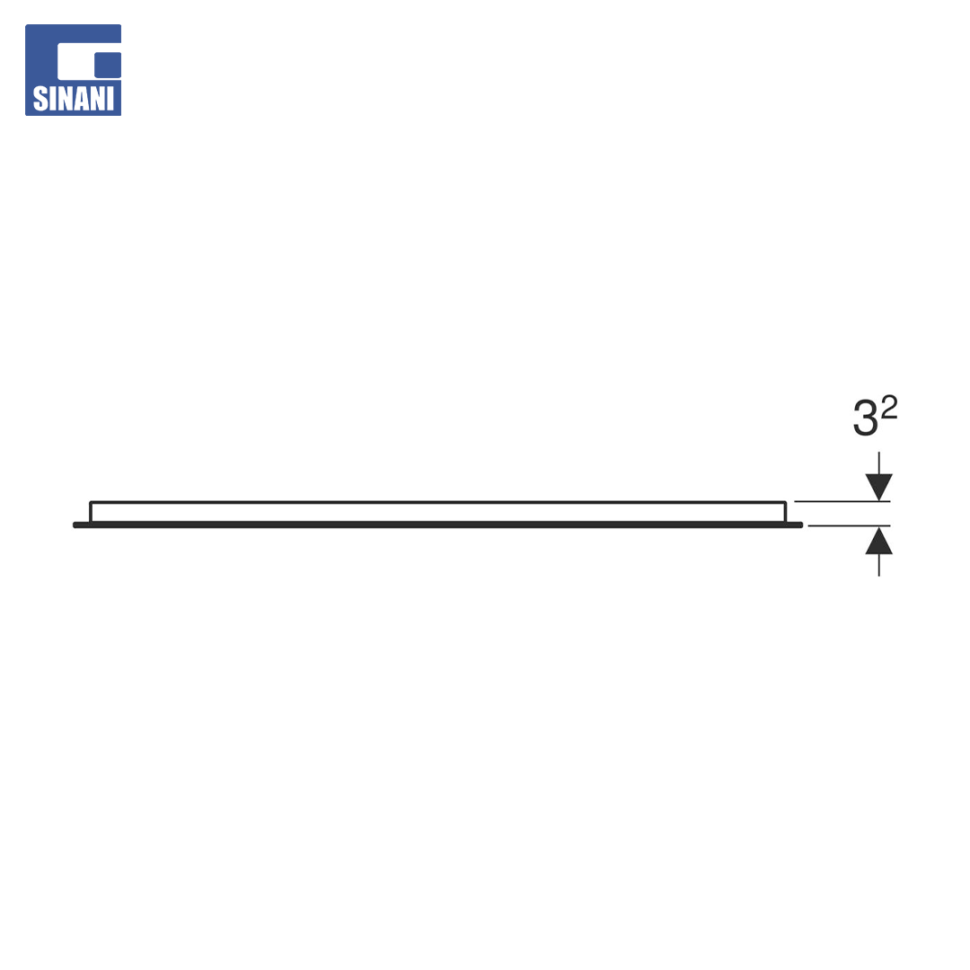 Pasqyrë tualeti Option Basic Square 90x70 me ndriçim Led