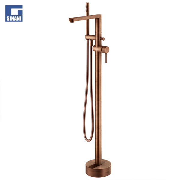 Kollonë vaske dyshemeje Logica Brushed Copper