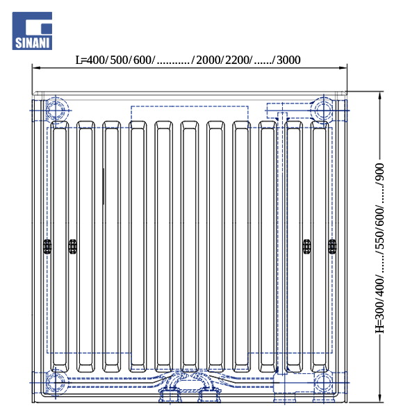 Radiatorë çeliku