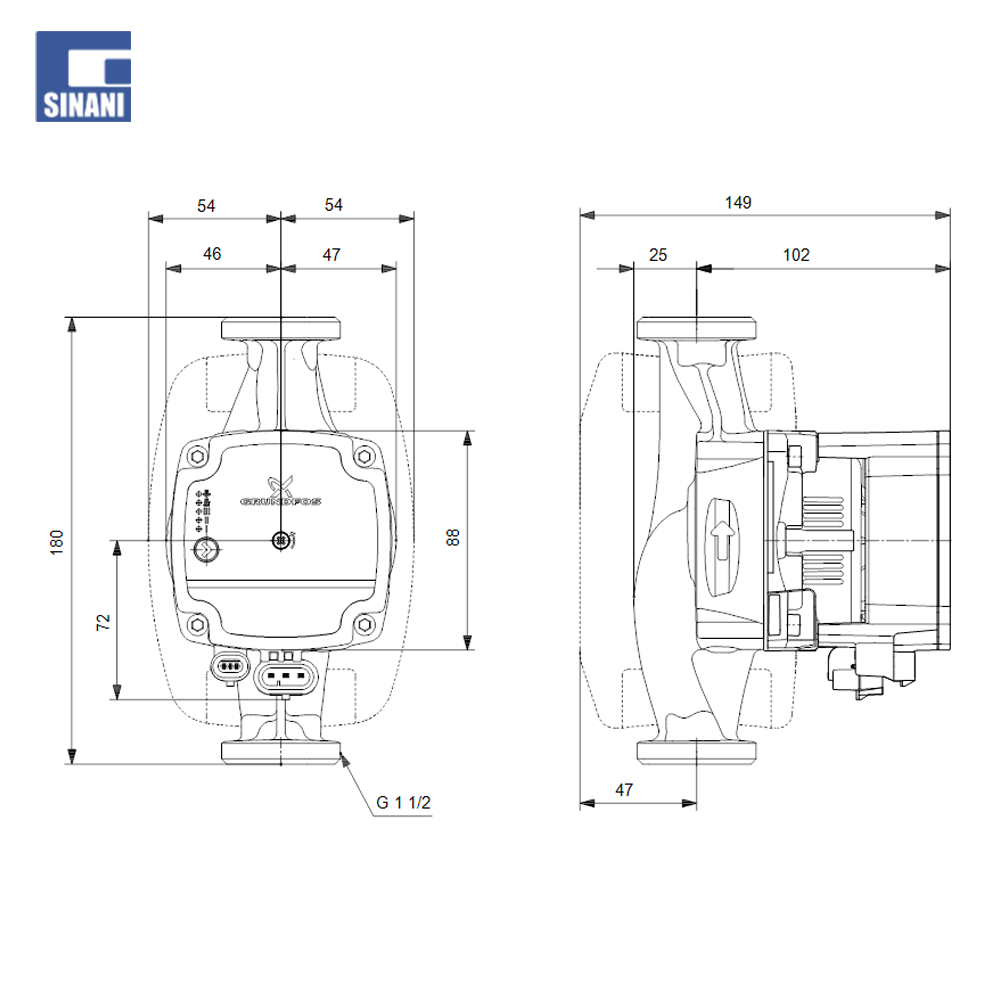 Pompe qarkulluese ALPHA1 L