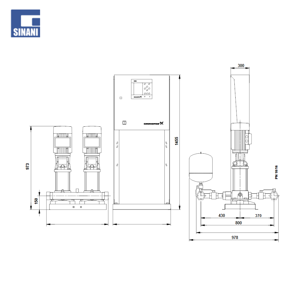 Pompe binjake HYDRO MPC-F / 2CR